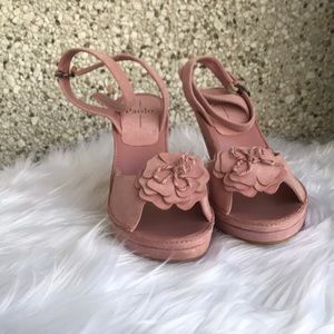 Linea Paolo suede platforms 8M